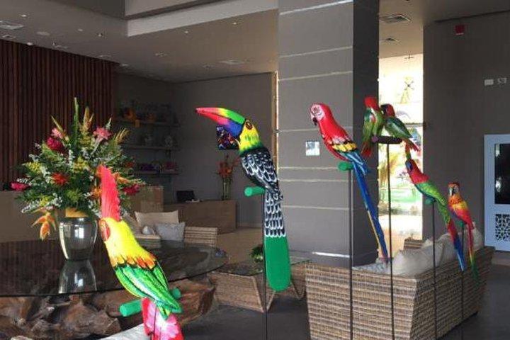 Ghl Hotel มอนเตริอา ภายนอก รูปภาพ The lobby of the hotel